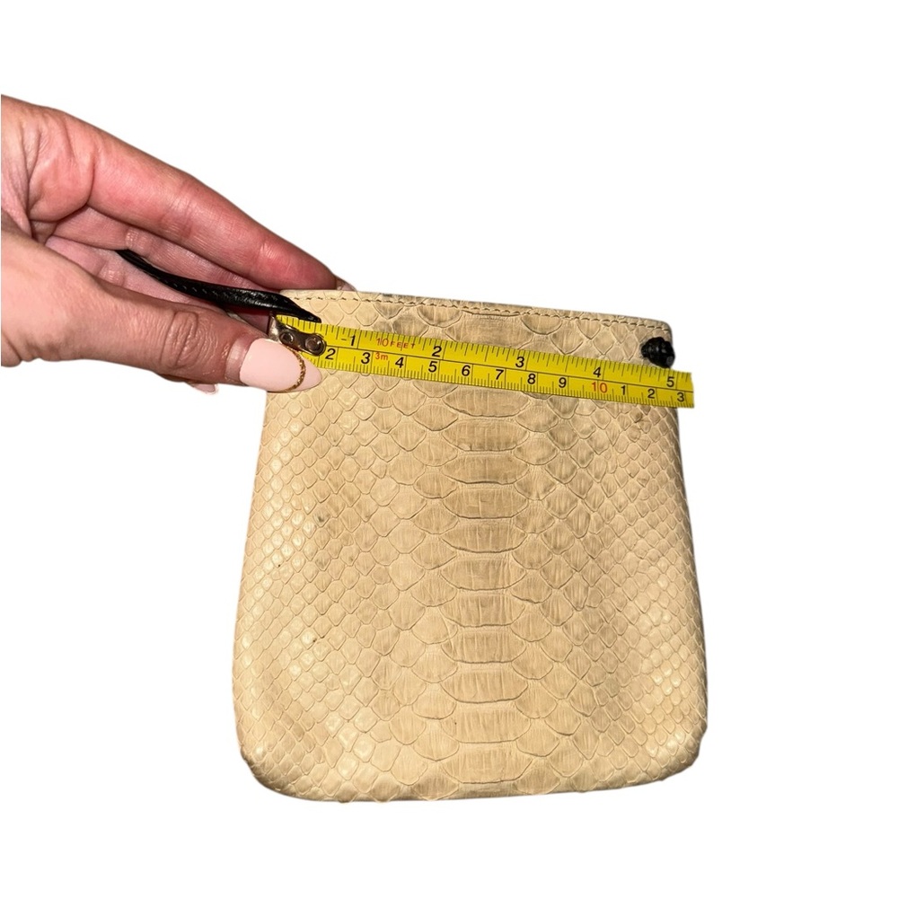 Authentic Python Snakeskin Mini Crossbody Purse L… - image 3